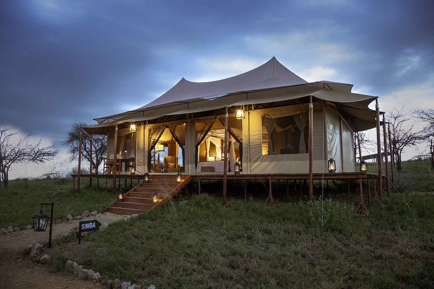 Tented safari camp Tanzania